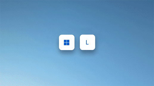 Windows 键和 L 键