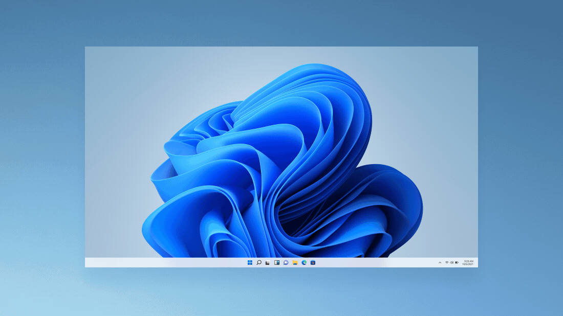 Windows 11-skärm med widgetar