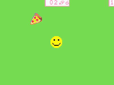 animated Pizza chase game
