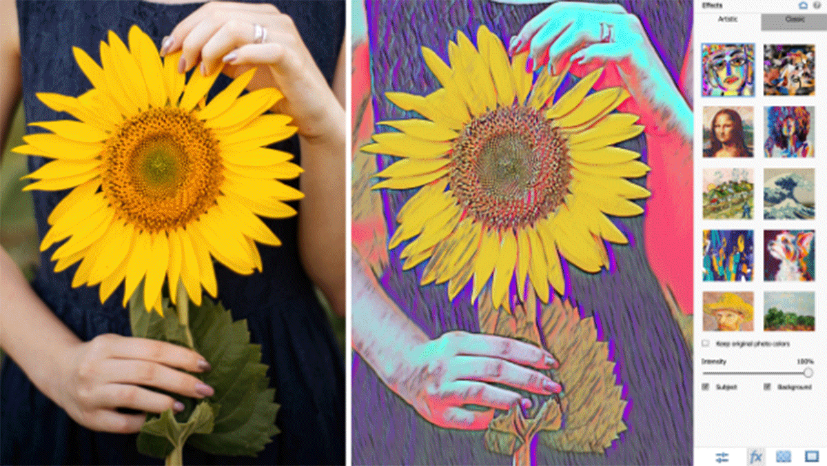 Rotating photos that have been altered by Adobe Photoshop Elements 2022 software.