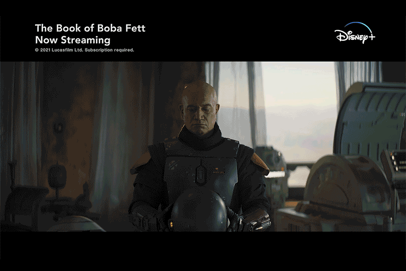 The Book of Boba Fett is streaming on Disney +.