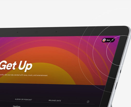 A highlight of Surface Go 3 speakers.