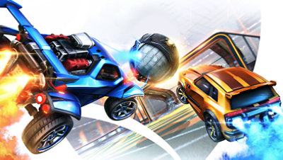 Cars from Rocket League