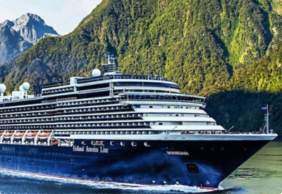 Image 55: A cruise ship in the water.