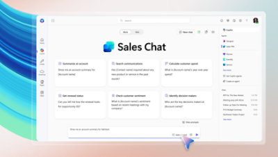M365 Sales Chat Screenshot