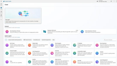 Egy számítógép képernyőképe, amelyen a Copilot Studio látható