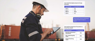 En mann med en hjelm og hodetelefoner.