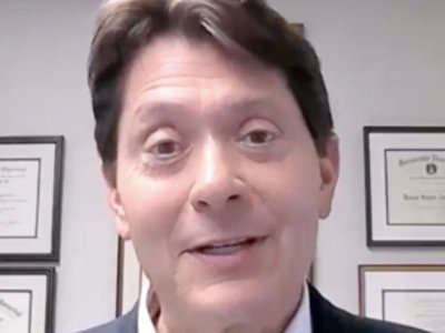 A man wearing a suit.