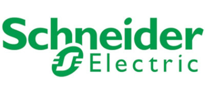 A green and white Schneider Electric logo on a white background.