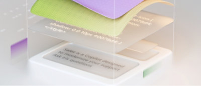 Image 40:  A close-up of stacked digital cards