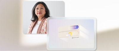 Image 41:  A woman sitting in front of a computer