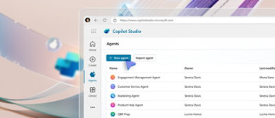 A screenshot of a computer screen displaying the text Copilot Studio.
