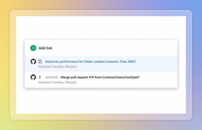 Une capture d'écran d'un écran d'ordinateur avec le texte Ajouter un lien.