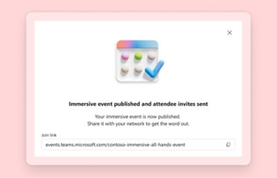 Ảnh chụp cận cảnh giao diện lịch kỹ thuật số với thông tin về sự kiện nhập vai cùng liên kết tham gia.