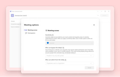 Ảnh chụp màn hình máy tính hiển thị các tùy chọn cuộc họp.