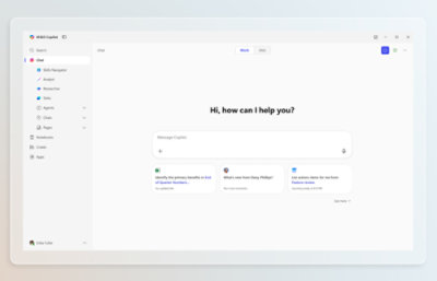 Image of copilot chat