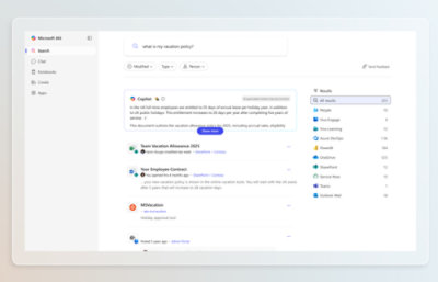 A query being asked to Microsoft Copilot to organize this presentation and the summarized response by the copilot