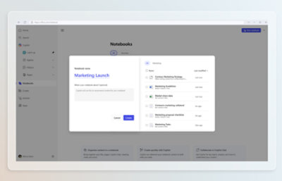 image of chat and about notebooks