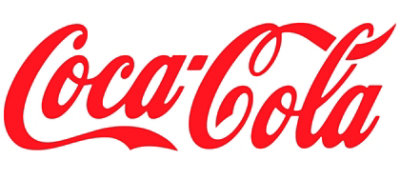 A red Coca-Cola logo on a white background.