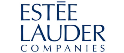 A close-up of a logo with the text ESTEE LAUDER COMPANIES on a white background.
