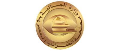 A gold coin featuring a triangular logo in the center and Arabic text.