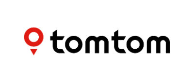 A black and white logo featuring the text tomtom with a degree symbol.