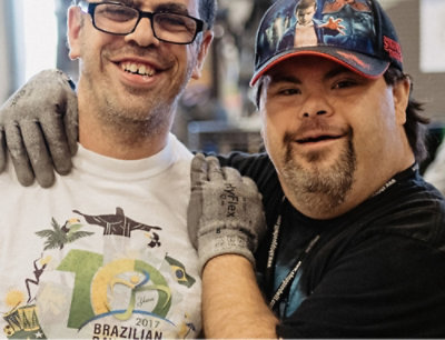 Two men smiling for the camera, with text in the image reading HyFlex 2017 Brazilian.