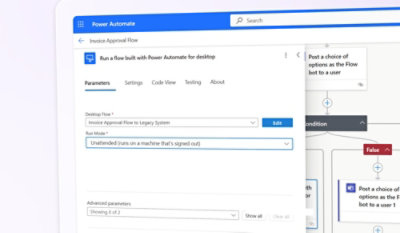 Computer screen displaying a workflow interface with a 'Review Assigned Title' window and a partially visible process diagram.