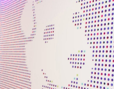 Gambar berpola titik-titik