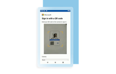A screenshot of a mobile device showing a sign in prompt