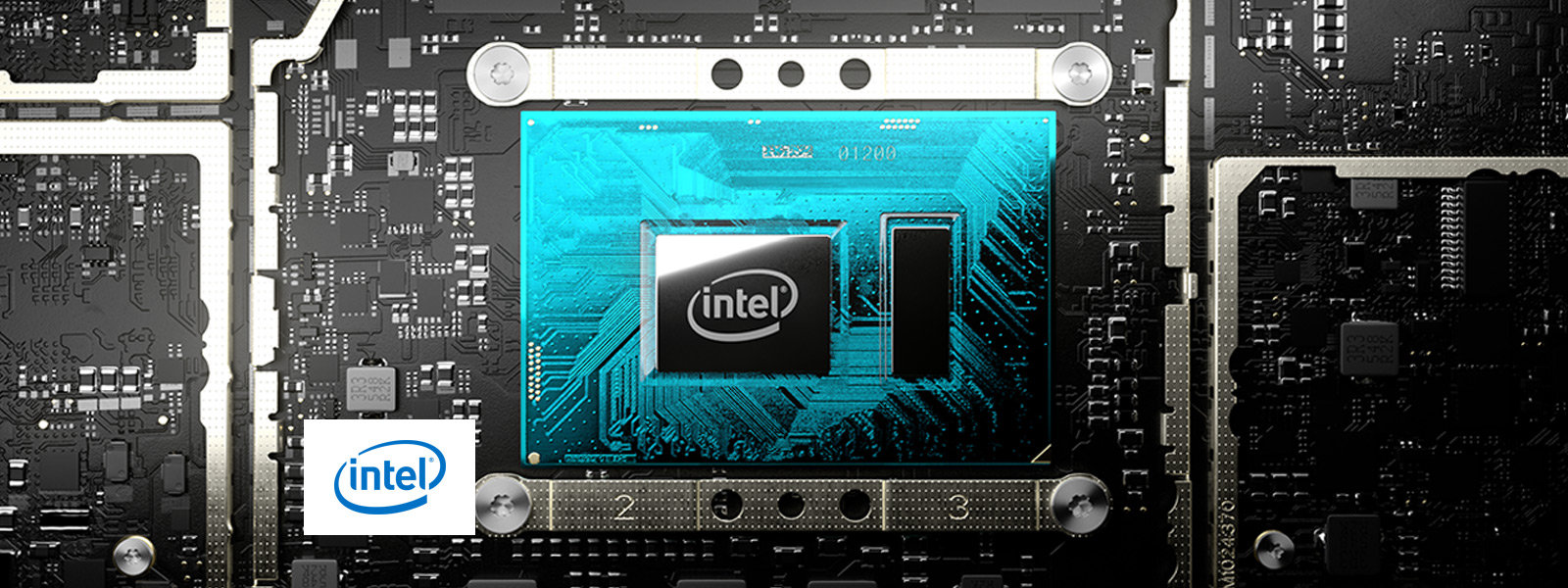 An Intel processor.