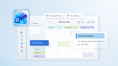 A screenshot of a calendar displaying events and text.