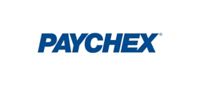 Logo of Paychex in blue lettering on a white background.