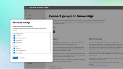 Napredne postavke za oznake osetljivosti i najpopularnije oznake u Microsoft 365 centar administracije