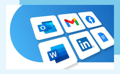 Screen showing microsoft apps