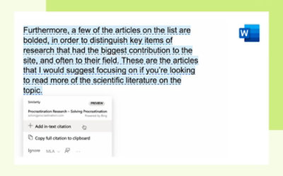 A Word Documnet with white background, light green border showing text