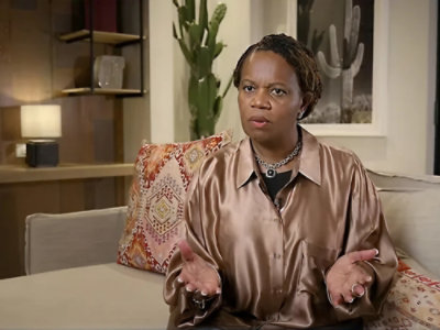 Professional gesturing while speaking indoors