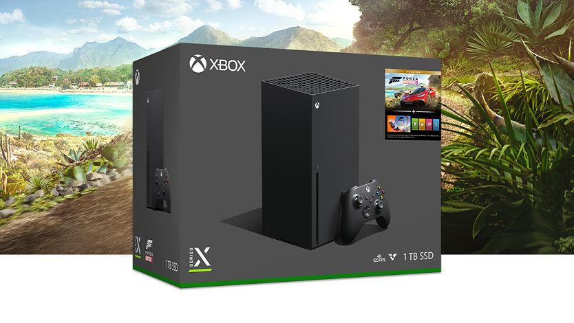 Xbox Series X with Forza Horizon 5
