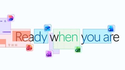 A close-up of a computer screen displaying text that reads Readdy when you aire.