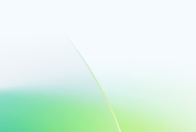 滑らかで、丸みを帯びた、半透明のパステルカラーの抽象的な造形物のクローズアップ。