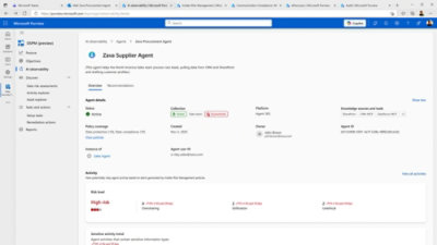 A screenshot of a dashboard