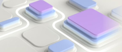 Lähivõte ruudukujulisest objektist valgel pinnal.