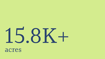 15.8 thousand acres.