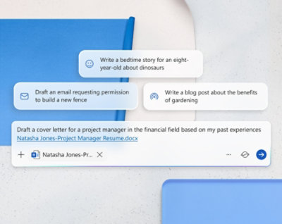 A text box with the prompt "Write 10 ideas for activities to build team culture" and a blue "Generate" button below it.