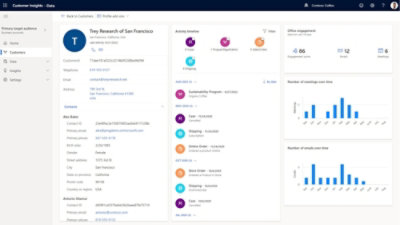 A dashboard displaying various data points, showcasing analytics and metrics for comprehensive data visualization.