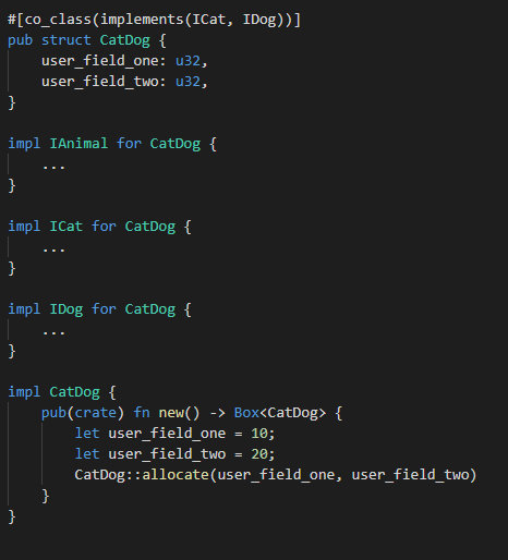 COM component inheritance