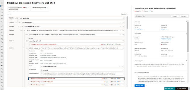 Microsoft 365 security web shell