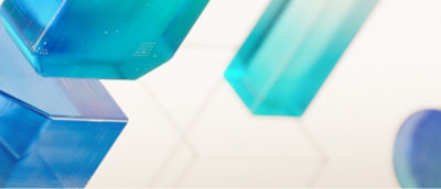 A blue square with many small squares.