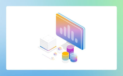 En dataskjerm og graf