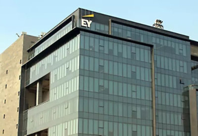 A building with EY logo